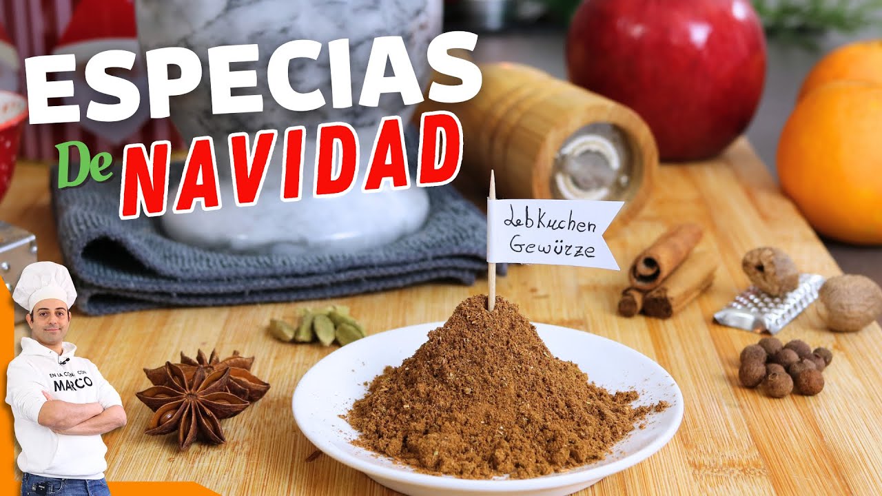 Especias de navidad [Lebkuchengewürz] para galletas navideñas 🎄