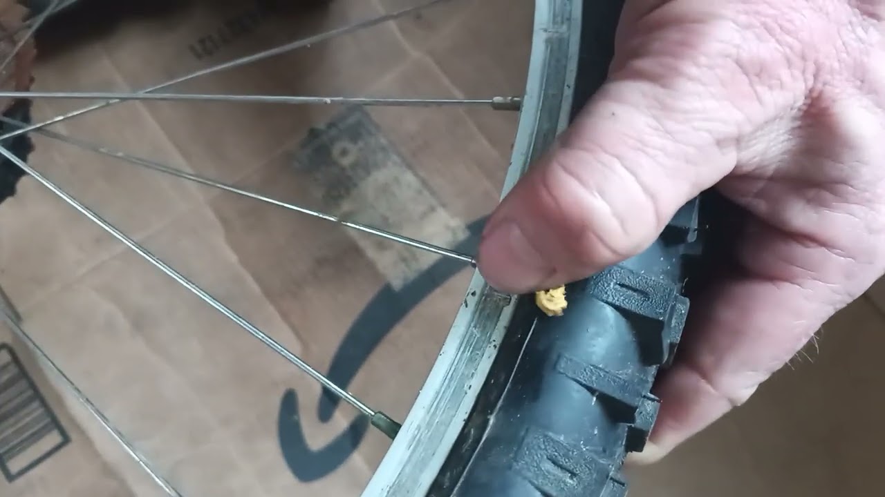SOLID - ( Yellow ) - Bicycle - Tube -- ( Needs - NO - Air