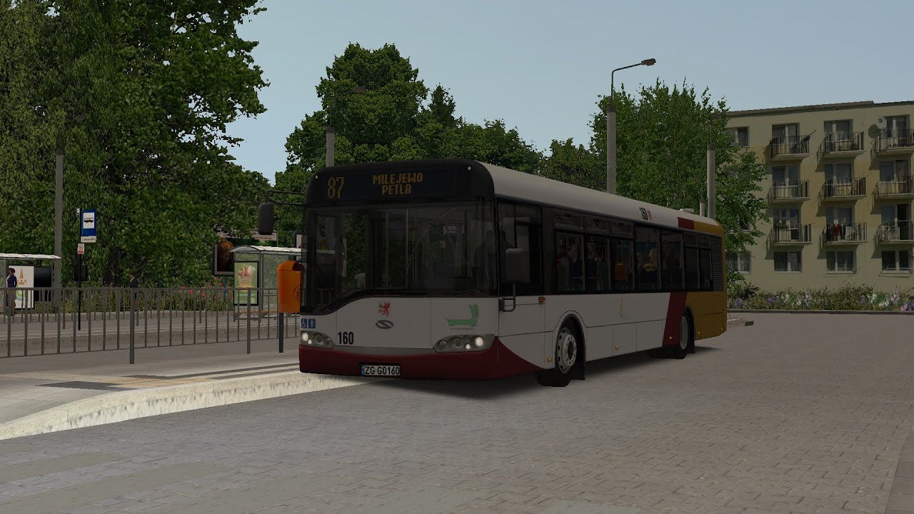 [OMSI 2 #9] Solaris Urbino 12 I + Voith  -  Golczewo linia 87 + wyjazd