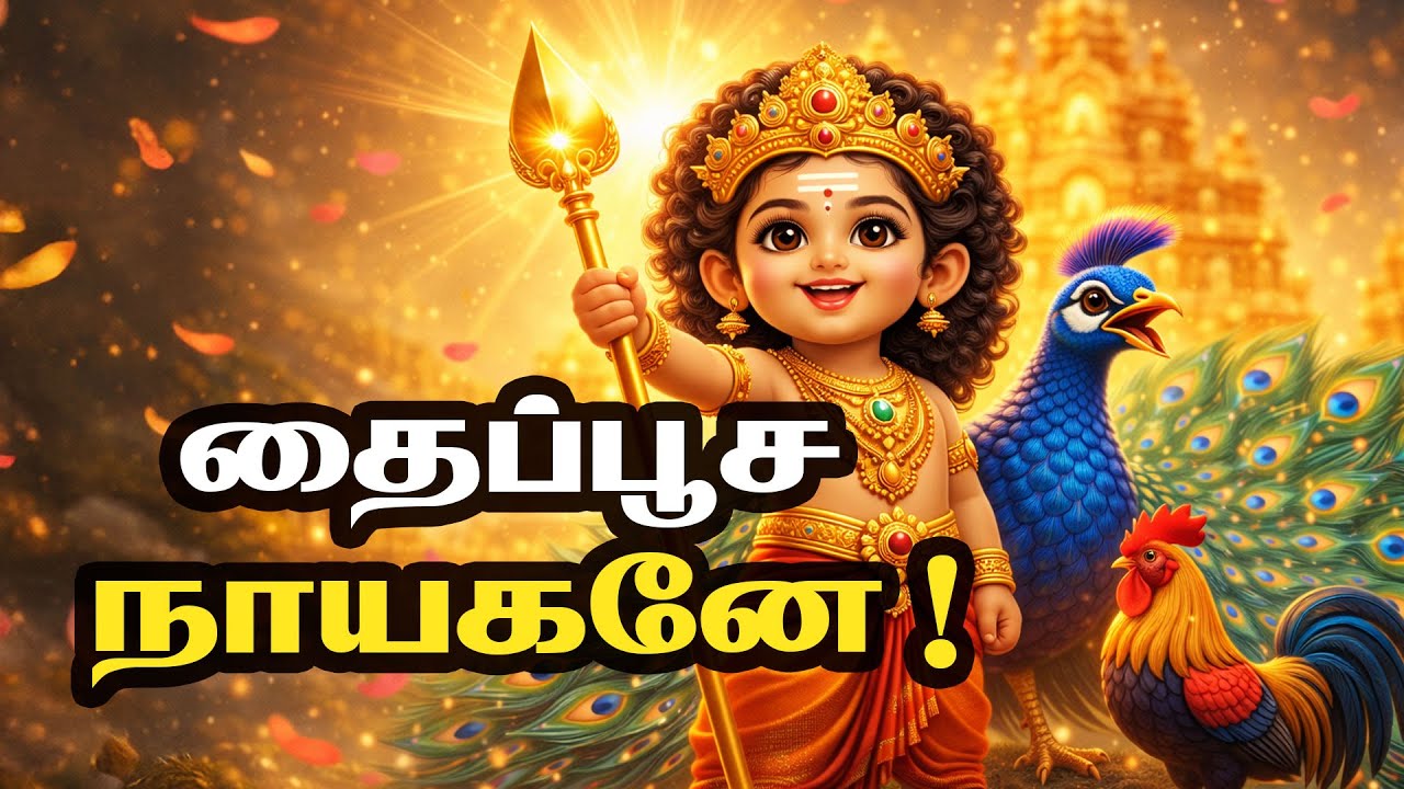 தைப்பூச நாயகனே | Murugan Thaipoosam Kids Song | Tamil Devotional Song
