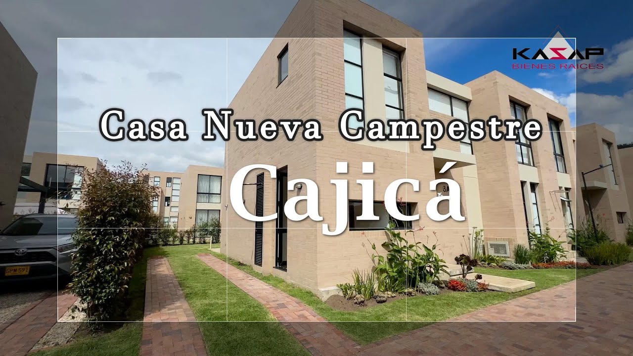 🏡✨ CASA NUEVA PARA ESTRENAR EN CAJICÁ | ESTILO CAMPESTRE