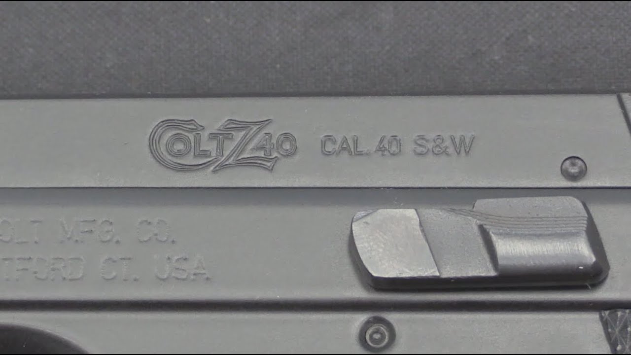 Colt Z40 Pistol #1