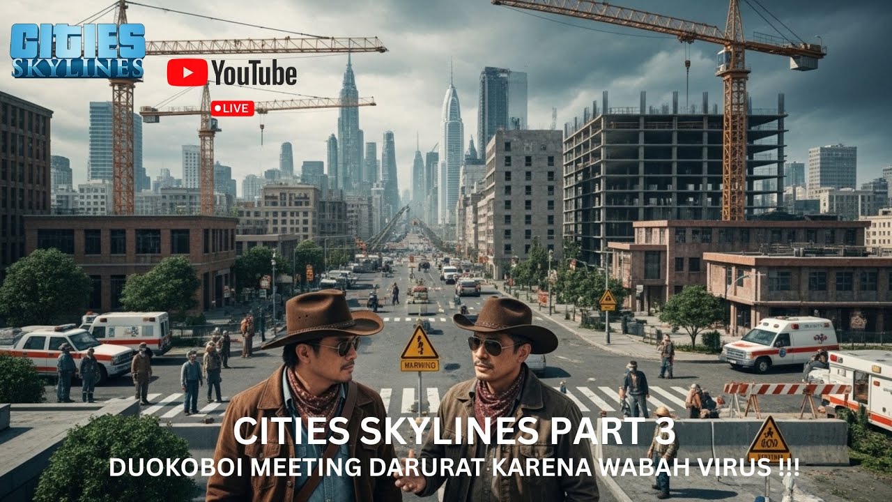 CITIES SKYLINES GAMEPLAY: MEETING DADAKAN MASALAH KESEHATAN NEGARA !!! #games #funnyvideo #viral