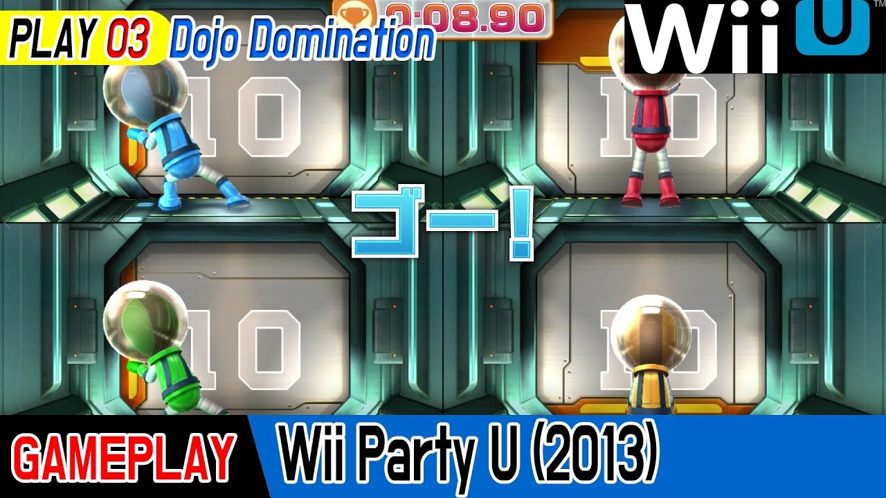 Wii Party U - Dojo Domination (Play movies 03)