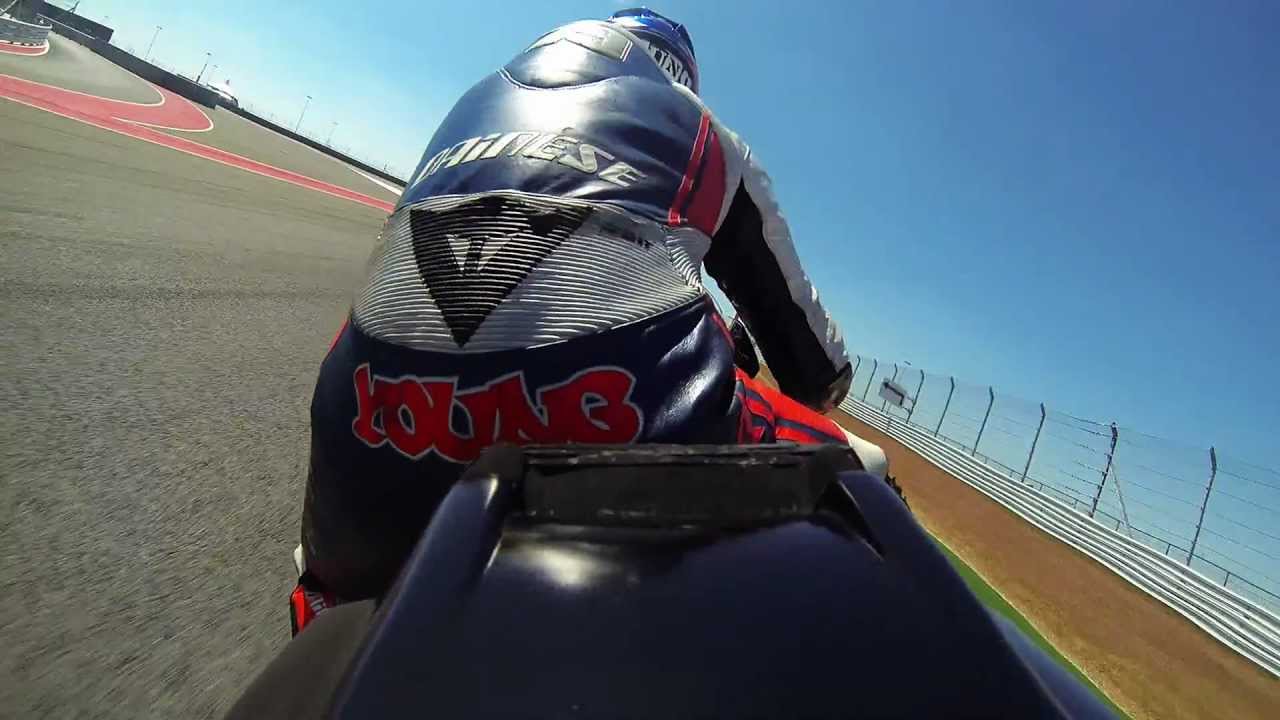 COTA MotoGP Hot Lap 2 with Blake Young
