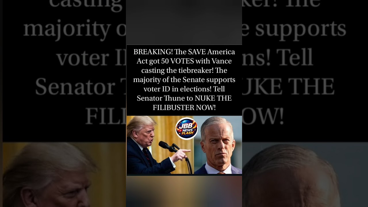 Senate showdown: 50 votes + VP tiebreaker. The filibuster is next on the chopping block. ⚖️🗳️ #Thune