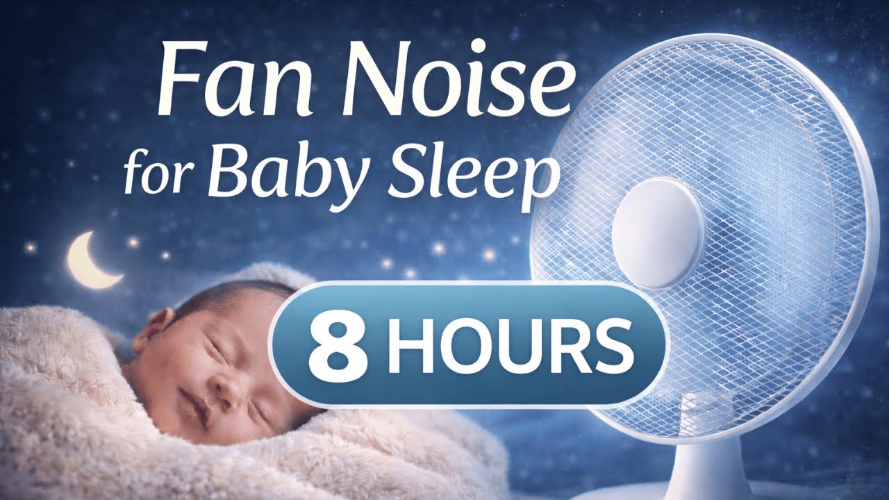 Fan Noise for Baby Sleep | 8 Hours | Dark Screen #BabySleep#FanNoise #WhiteNoiseForBabies