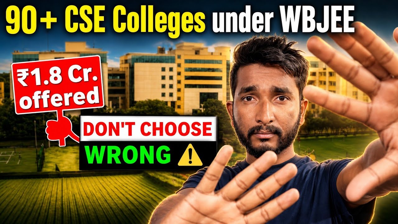 WBJEE 2026 Over! 😱 Top CSE Colleges in West Bengal ⋮ Don't Choose the Wrong College!