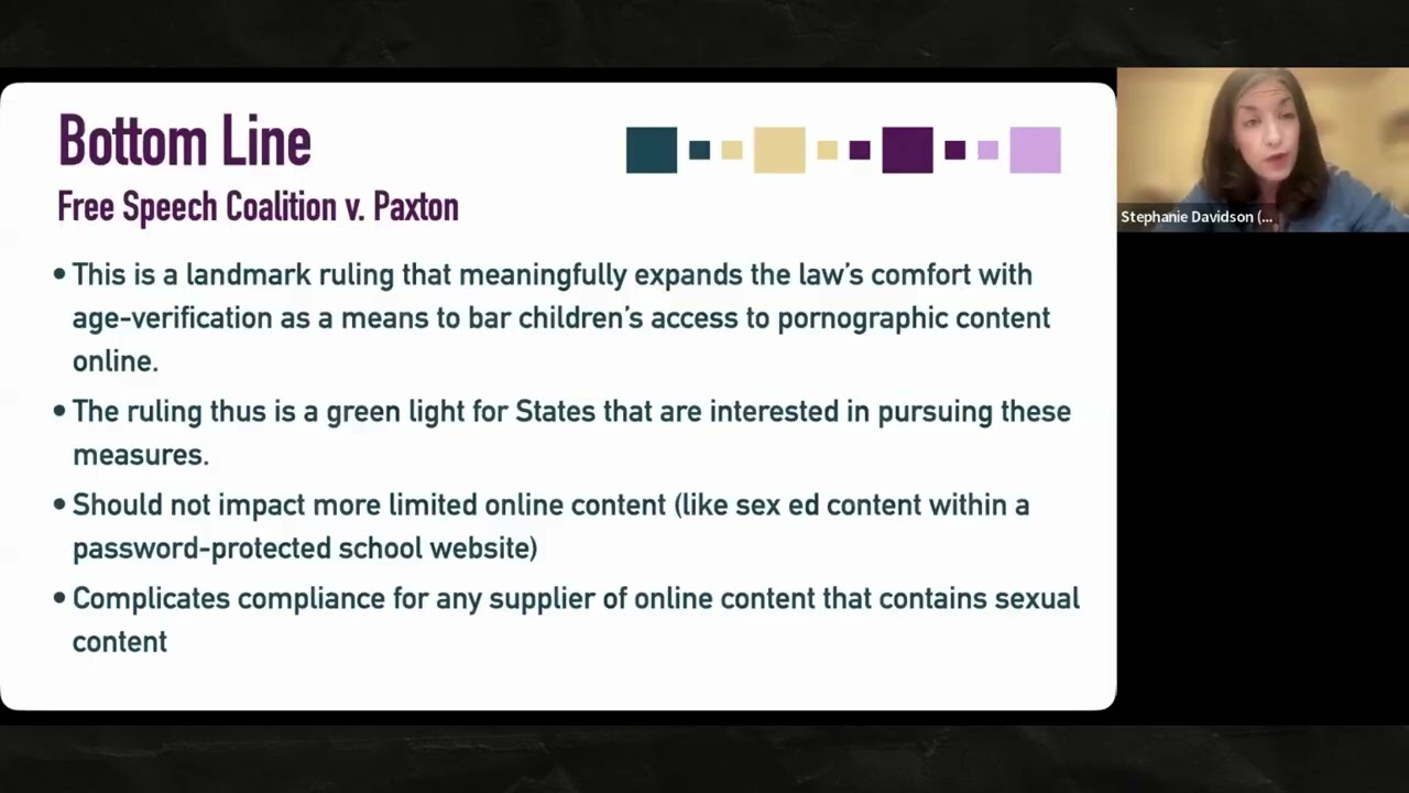 Know Means Know: The Shifting Legal Landscape for Sex Education