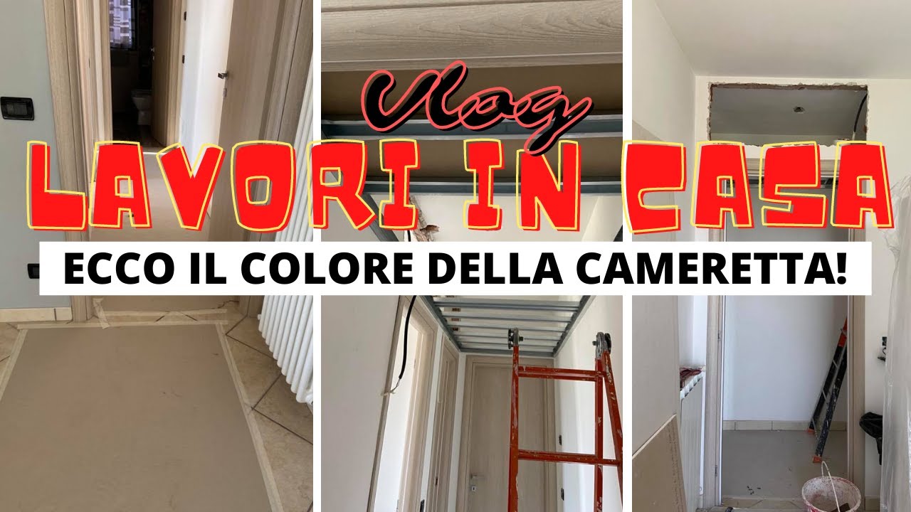 SUPER LAVORI IN CASA e PITTURIAMO LA CAMERETTA DEL PICCOLO! Vlog