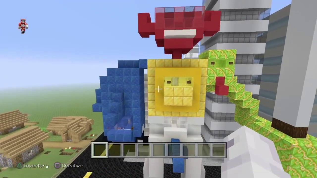 Power Rangers in Minecraft. Headquarters, Zords, etc.