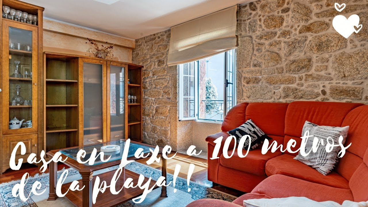 ¡¡¡CASA EN EL CENTRO DE LAXE(A CORUÑA-GALICIA) A 100 METROS DE LA PLAYA!!!