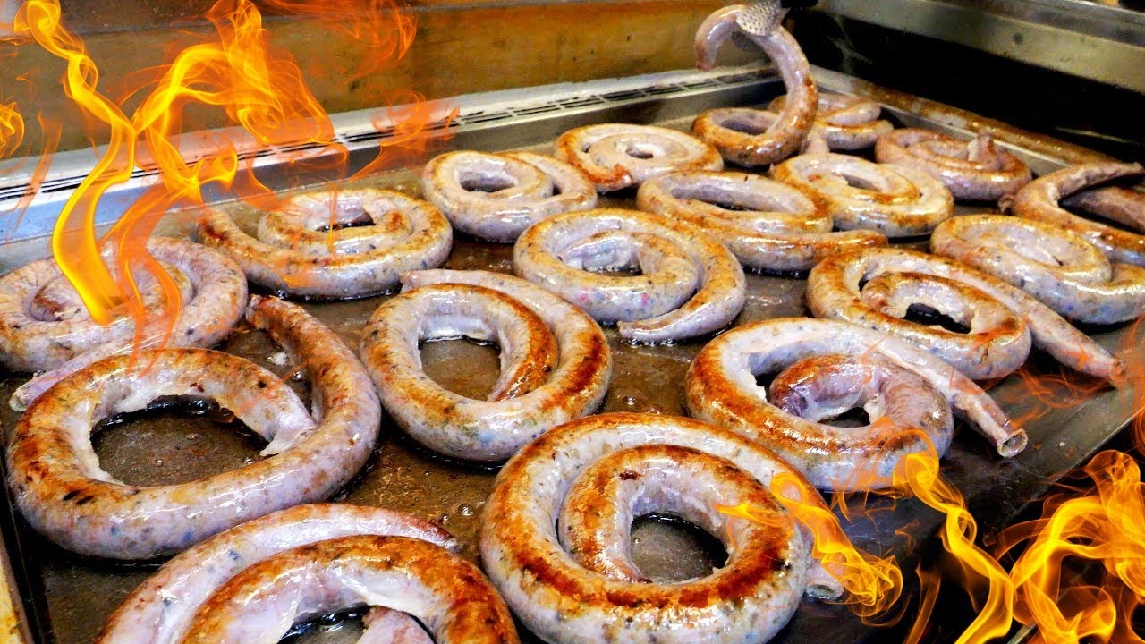потрясающе! колбасный стейк!! продаётся 7000 штук в месяц! / странные кулинарные приёмы