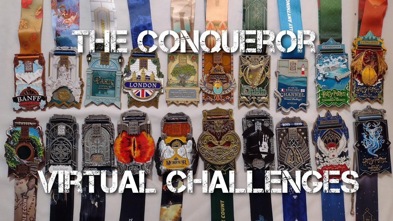 The Conqueror Virtual Walking Challenge Medals