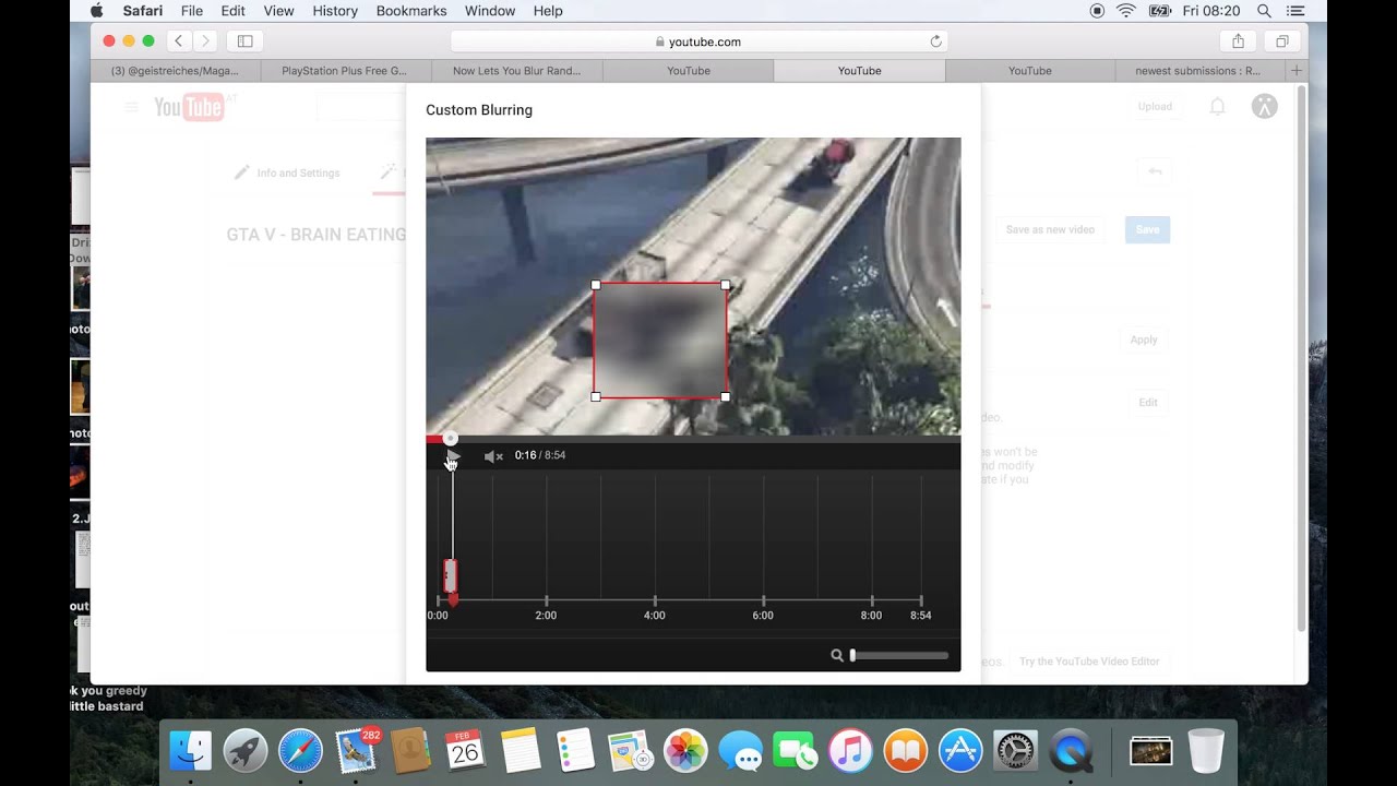 How to Blur Objects Faces in Youtube - Custom blurring Feature Option Effect New