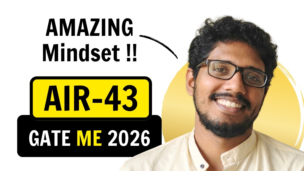 GATE 2026 Mechanical Topper shares SUPERB Strategy & Tips | Exergic Video Course Student