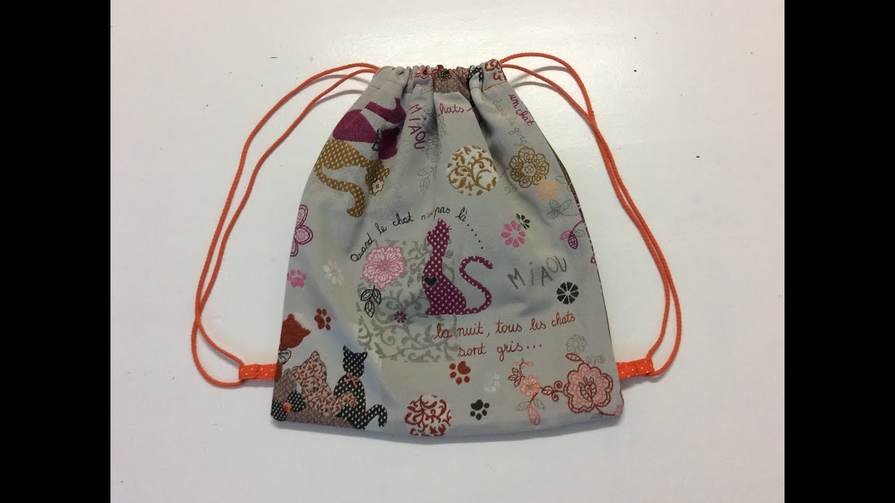 Tuto Couture Madalena-Sac À Dos Pour Enfant