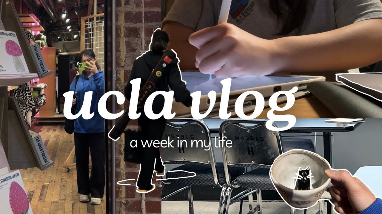 uni vlog 📂 first week of winter quarter at ucla