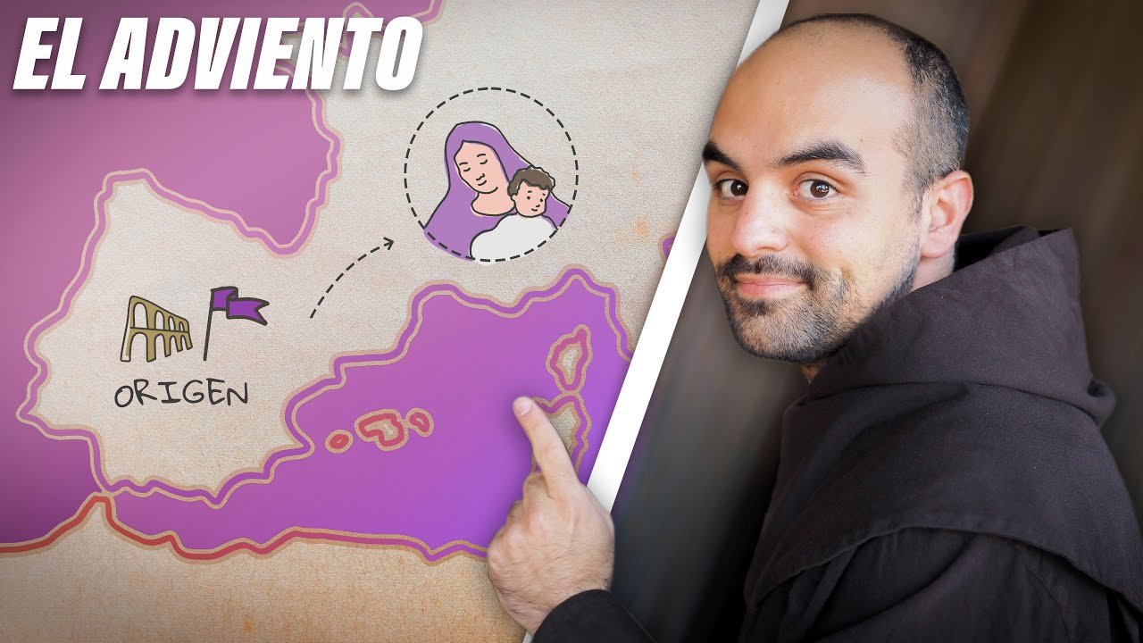 🟣TODO sobre el ADVIENTO 👉qu&eacute; es y c&oacute;mo se celebra (Fraile da EXPLICACI&Oacute;N F&Aacute;CIL y con ANIMACIONES)