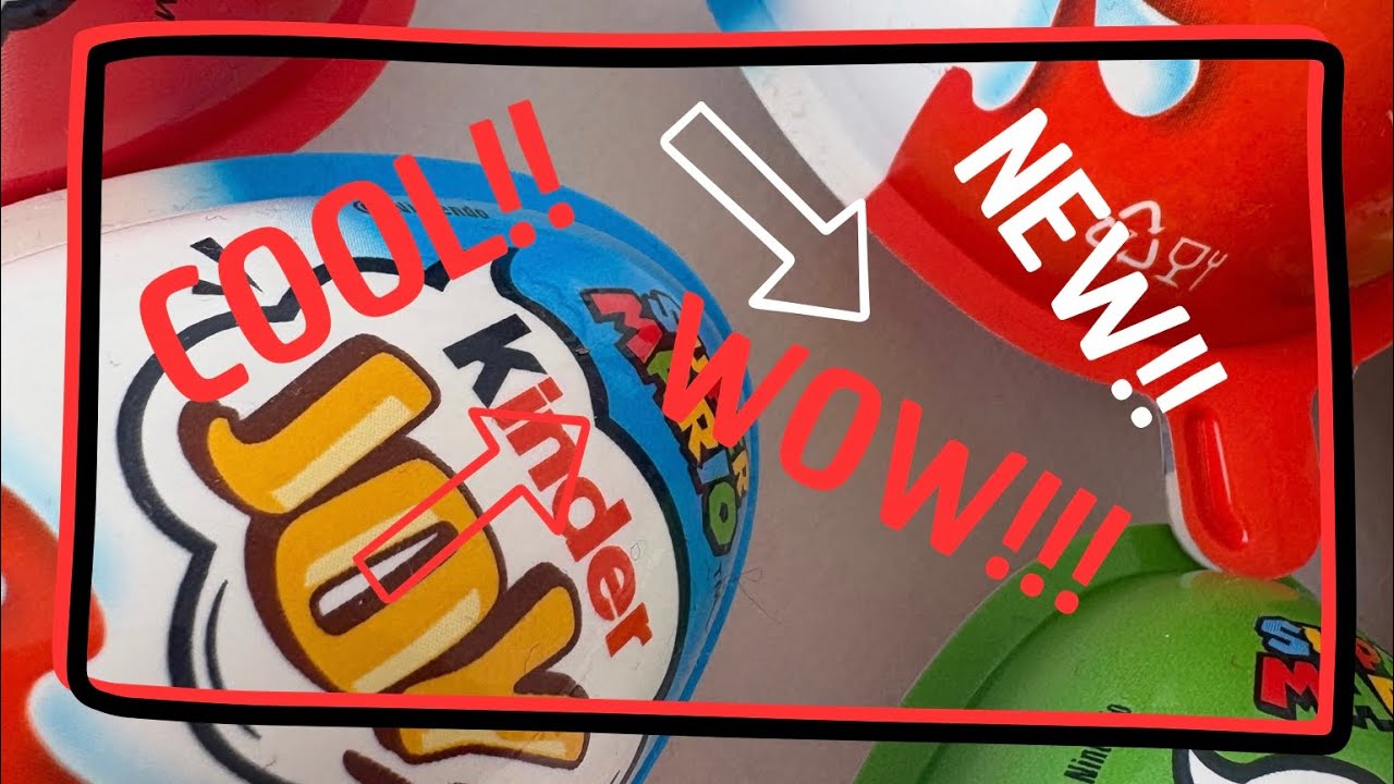 Opening a Kinder Joy Super Mario Egg! Epic Toy Reveal!|ClickyClackyToyUnboxing