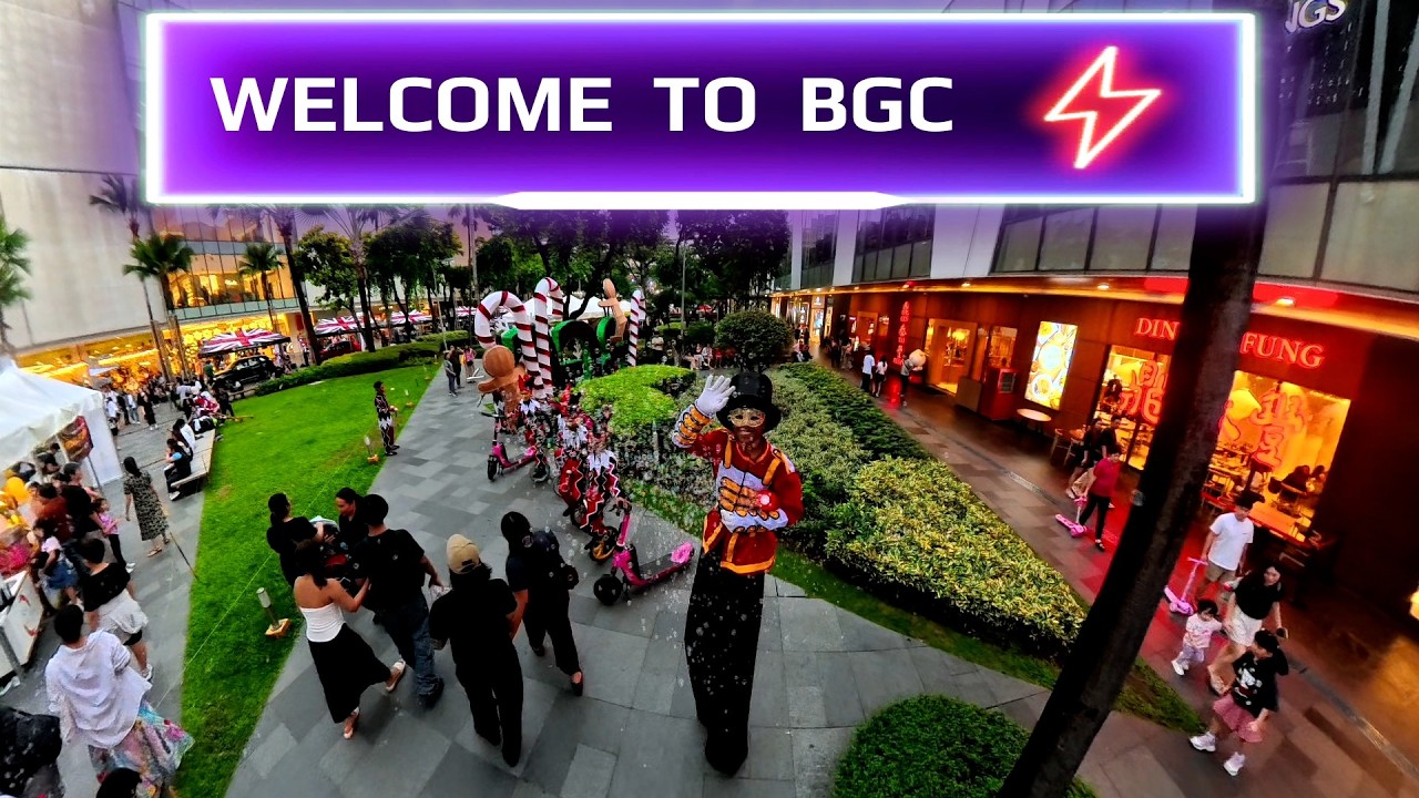 BGC-Event in High Street, Street performances + Fireworks