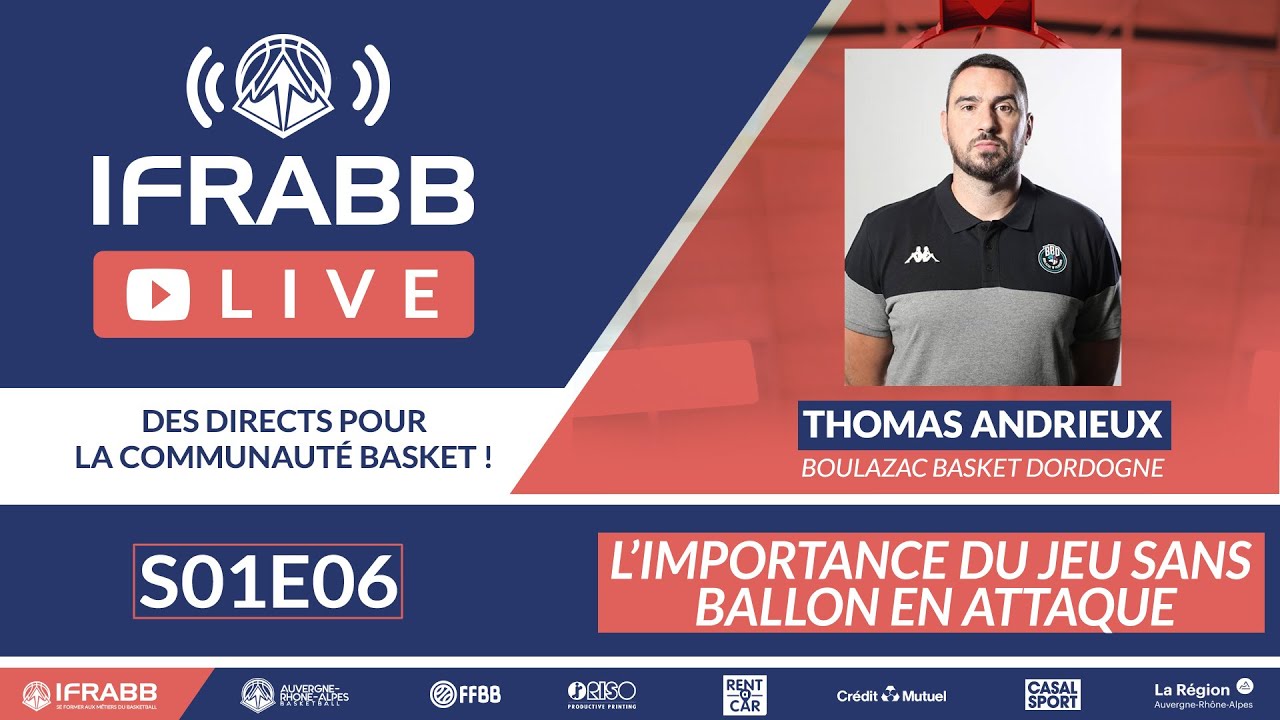REPLAY Live IFRABB Saison 1 Épisode 6 : L'importance du jeu sans ballon en attaque