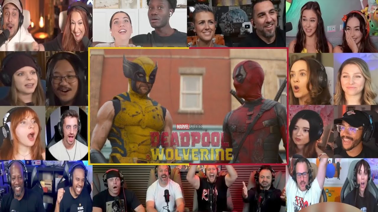 Deadpool's variant fight scene reaction mashup | Deadpool & Wolverine 