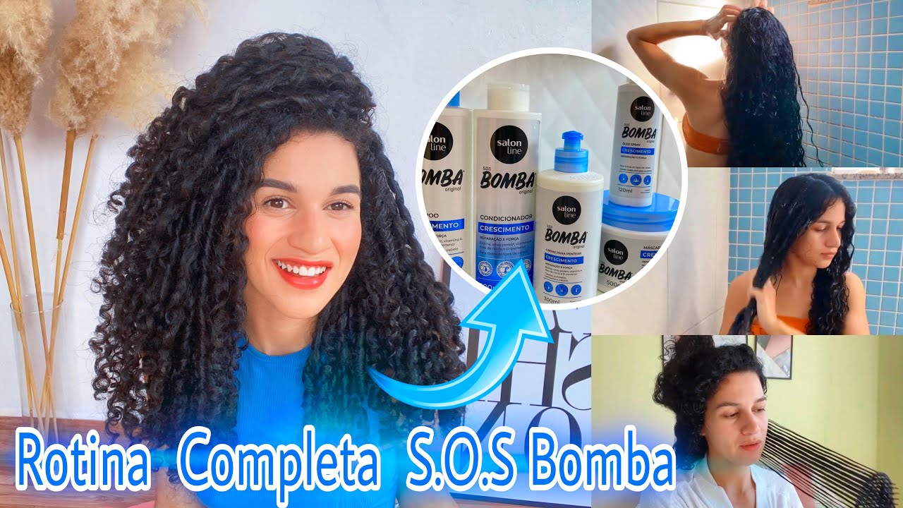 TESTANDO A LINHA S.O.S BOMBA CRESCIMENTO SALON LINE