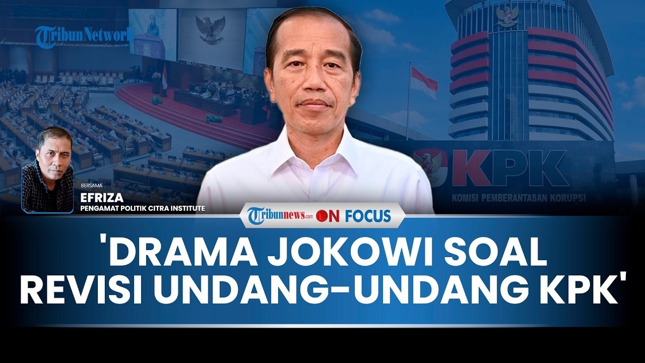 🔴[PORTRAIT] Ramai-ramai Kritik 'Drama'Jokowi soal RUU KPK, Pakar: Ayah Gibran Harus Tanggungjawab