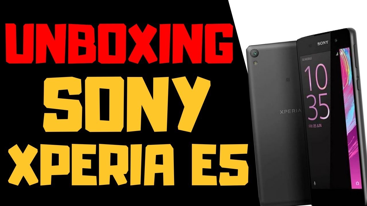 SONY XPERIA E5 (UNBOXING)