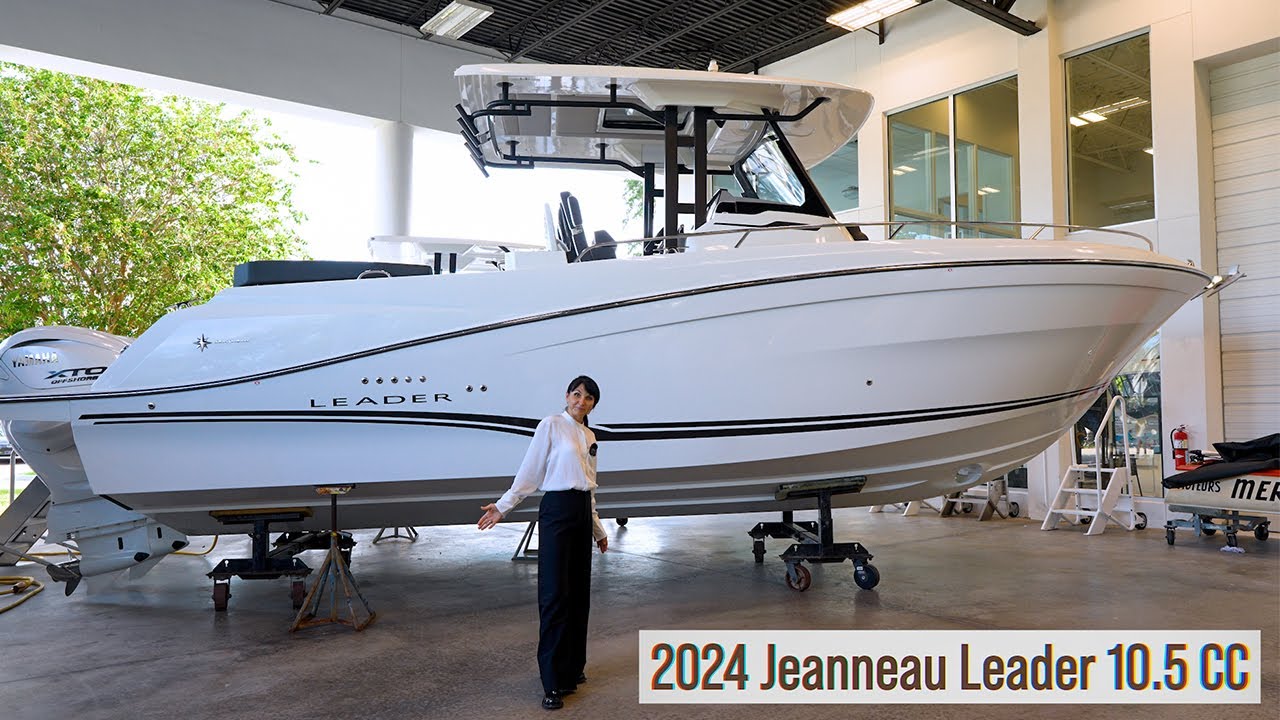 2024 Jeanneau Leader 10.5 CC – Sporty Elegance on the Water | Walkthrough #jeanneauyachts