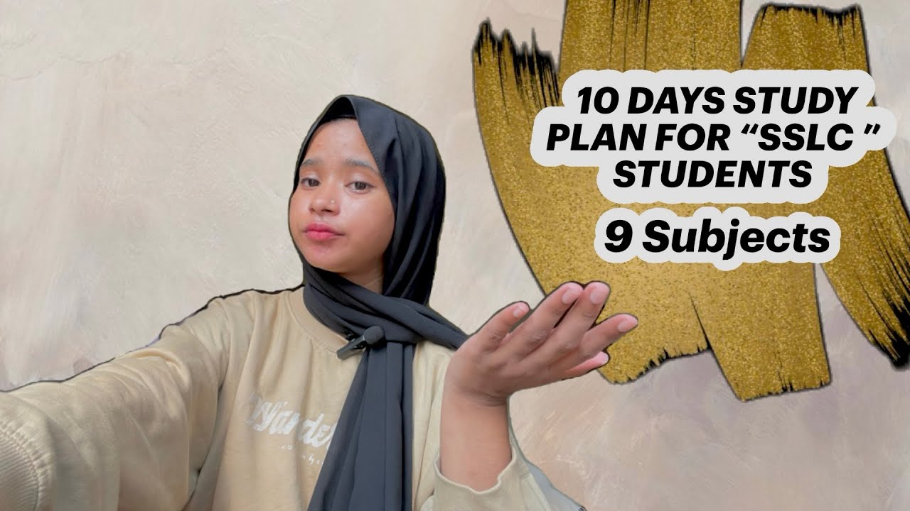10 DAYS STUDY PLAN FOR SSLC STUDENTS🔥/ ARABIC URDU SANSKRIT 