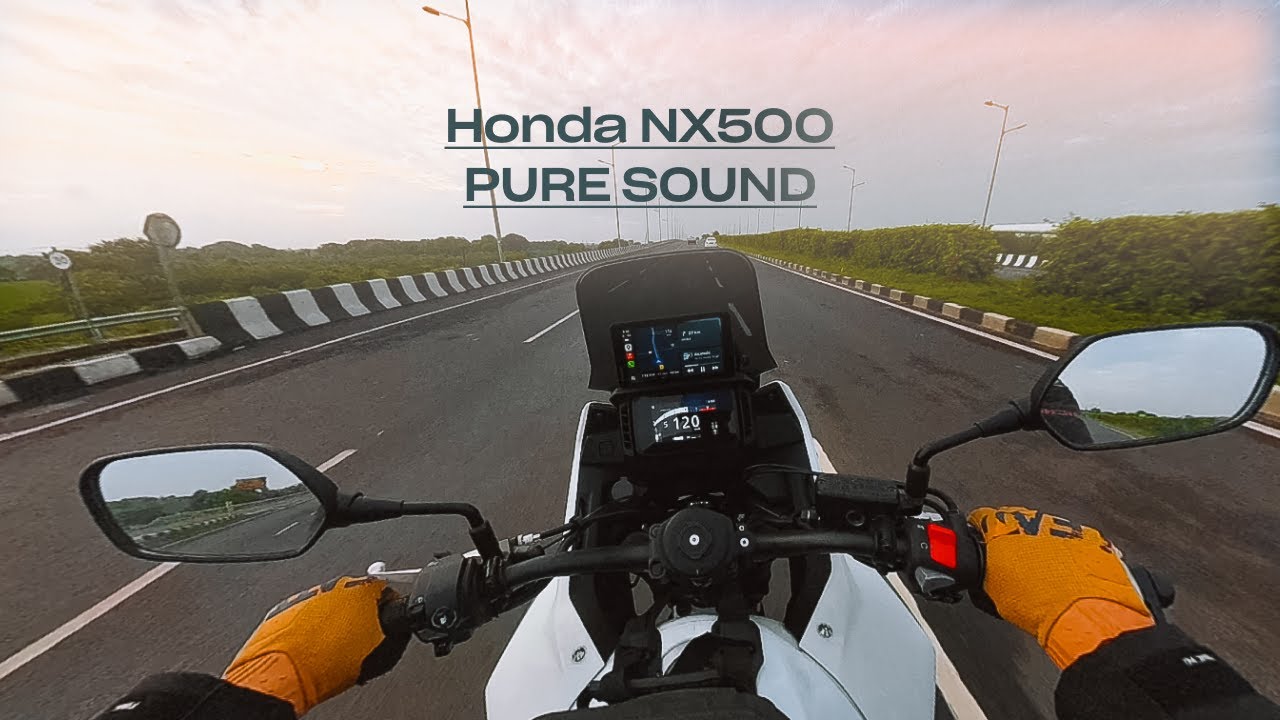 Honda NX500 2025 | ASMR RIDE | Pure Engine Sound [4K]