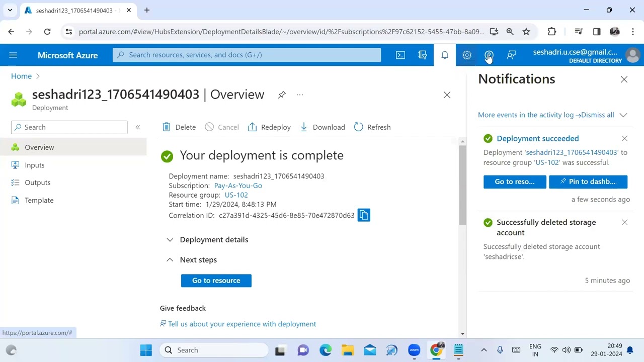 27. Azure - Storage Account Lock