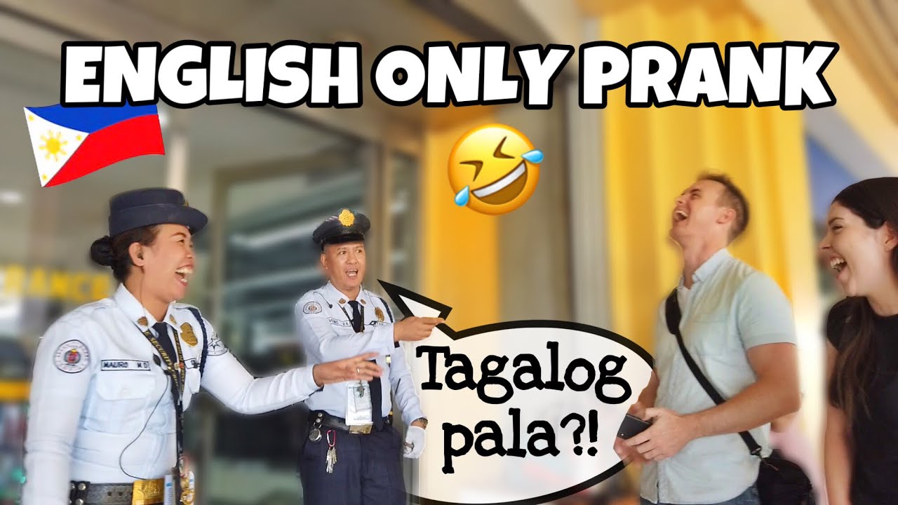 ENGLISH ONLY PRANK in QUEZON CITY! (Laptrip!)