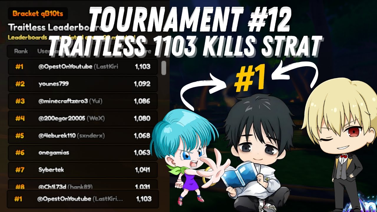 [TRAITLESS] 1103 EARLY STRAT IN ALS TOURNAMENT #12 | Anime Last Stand