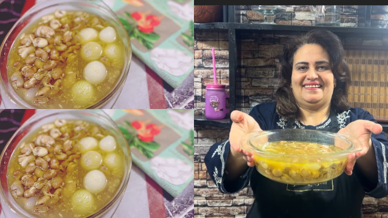 ضفي المكون دا عمر ما الفول النابت يسود منك ‼️🤷‍♀️اسهل طريقة لعمل الفول النابت ❤️#اكلات_صيامي