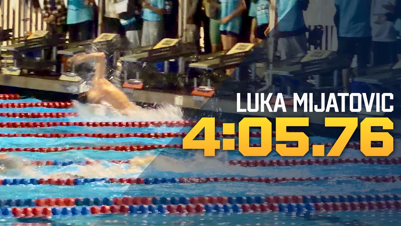 Luka Mijatovic - 500 Free 4:05.76 (15-16 NAG Record) - 2026 CA/NV Sectionals