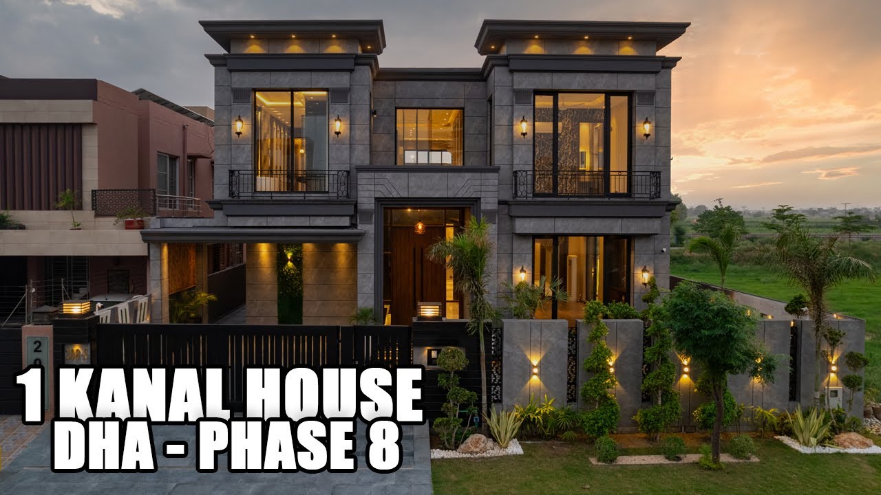 1 Kanal House for Sale by Ivory Ventures Sector S Phase 8 DHA, Lahore - Pakistan