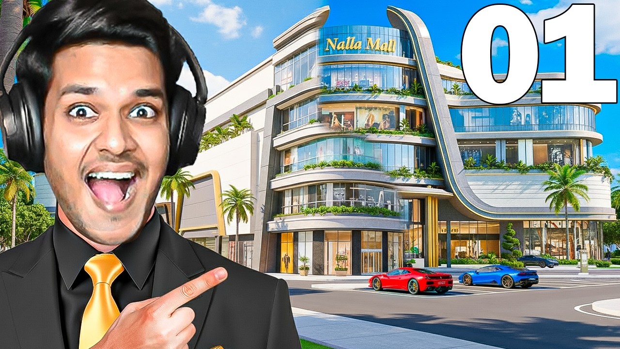 I Invested ₹24 Crore to Build a Dream Shopping Mall! 🏬 Mall Simulator #1
