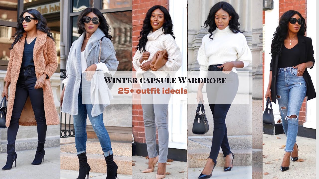 WINTER 2020 CAPSULE WARDROBE | 25+ Outfit Ideas