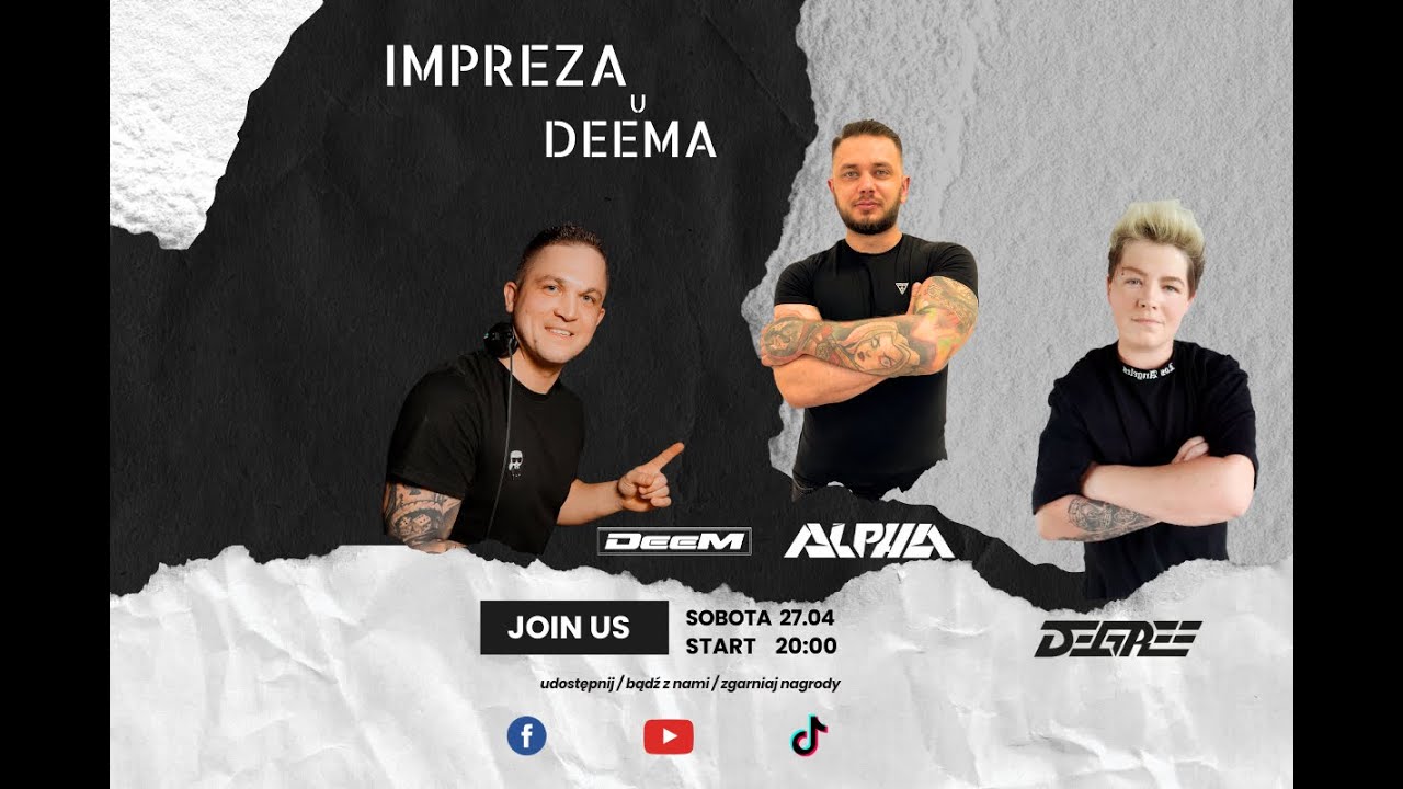 DeeM  |  ALPHA  |  DEGREE  (27.04.2024)  Live Stream  KLUBOWA MUZYKA |  Retro time  2024 | TikTok