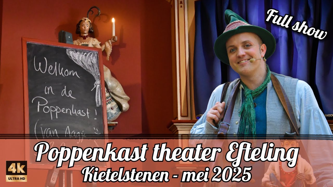 Poppenkast Theater Efteling 'Kietelstenen' - Mei 2025 4K
