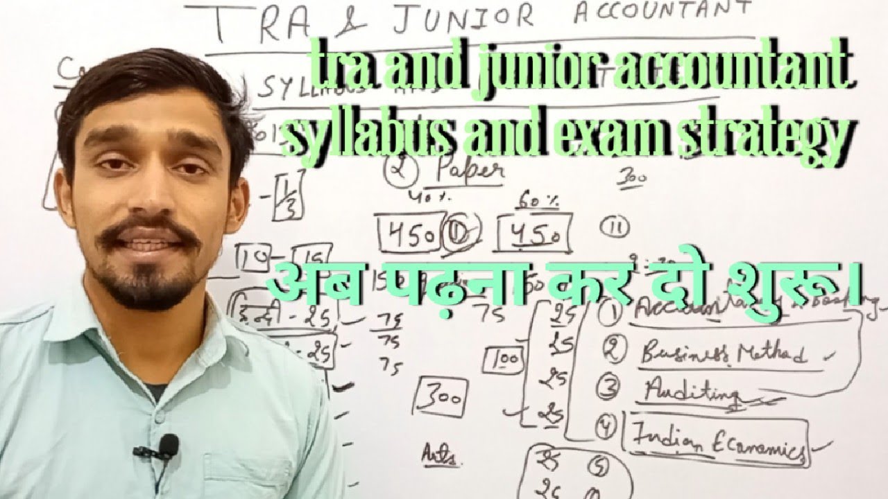 Tra and junior accountant syllabus and exam strategy | tra and junior accountant vacancy 2022 |