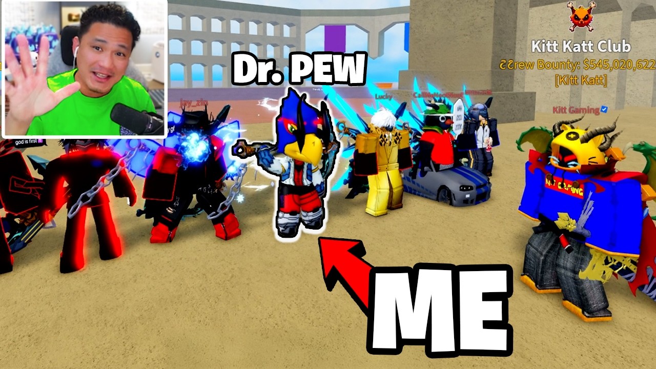 I Went UNDERCOVER in a YOUTUBER Blox Fruits Tournament
