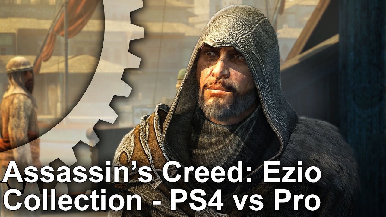 [4K] Assassin's Creed: The Ezio Collection PS4 Pro/PS4 Analysis + Frame-Rate Test
