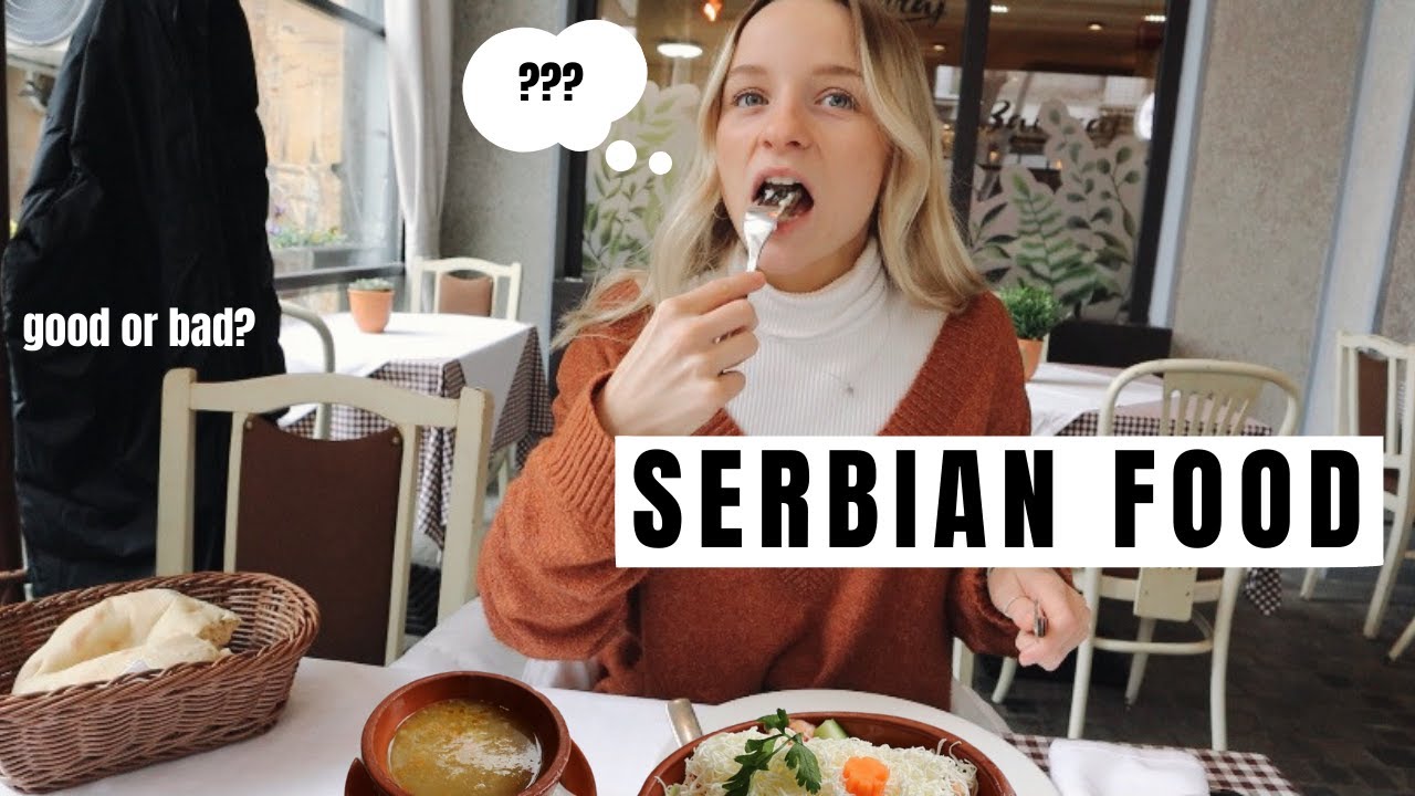 AMERICAN tries traditional SERBIAN food..... GOOD or BAD?? Skadarlija in Belgrade, Serbia