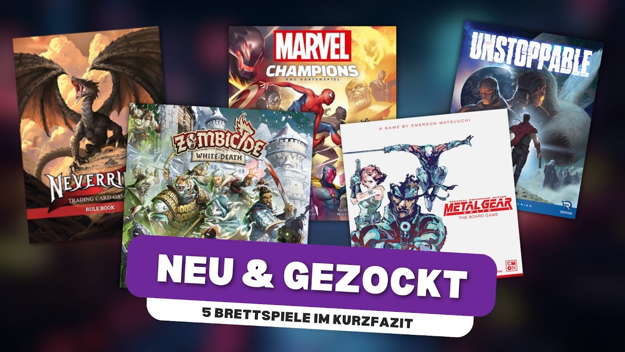 Neu & Gezockt – 5 neue Brettspiele 2025 im Kurzfazit 🎲