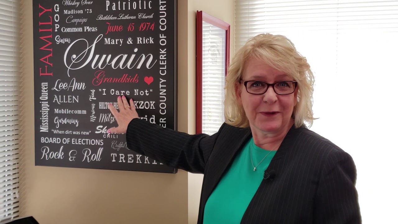 Mary Swain, Butler County Ohio Clerk of Courts