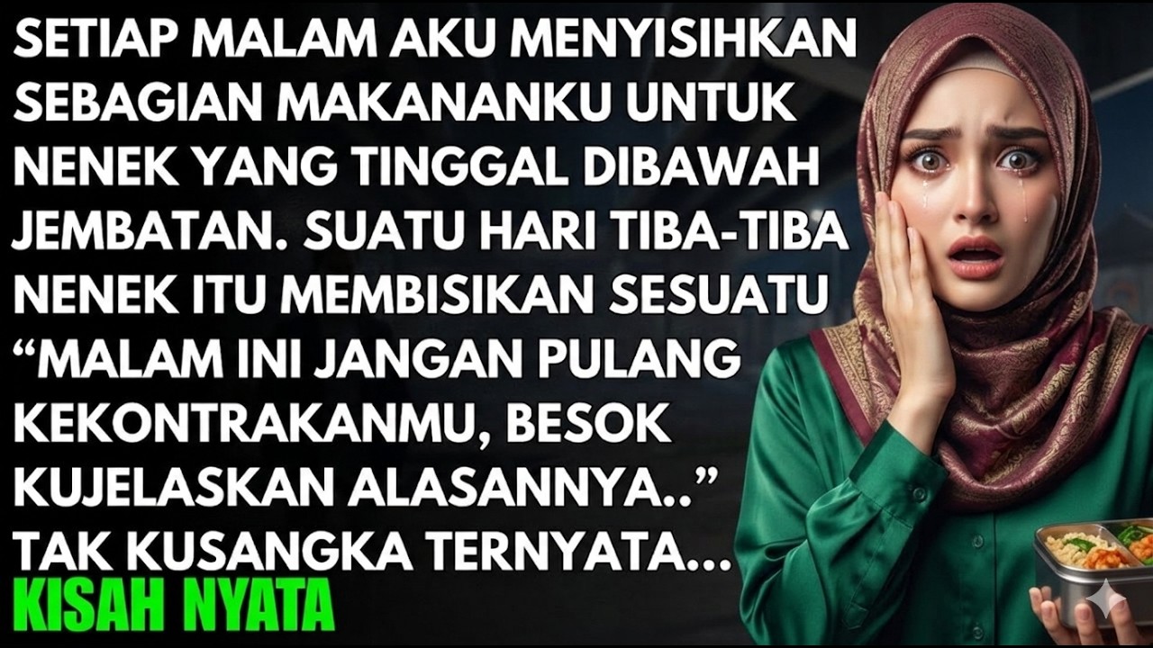 Nenek di Bawah Jembatan Bisik Jangan Pulang, Tidurlah di Hotel – Ternyata Dia
